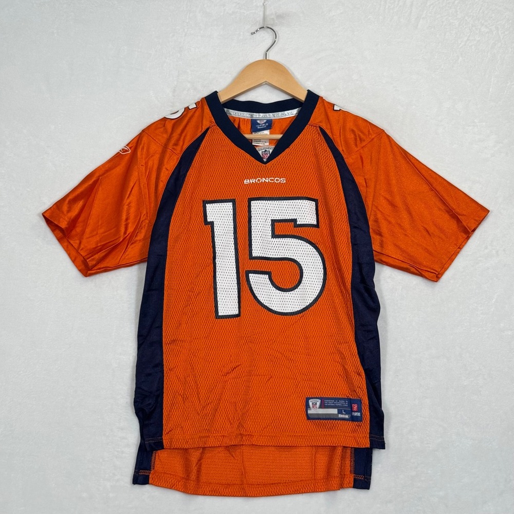 Reebok Home Orange Denver Broncos Brandon Marshall Jersey Small